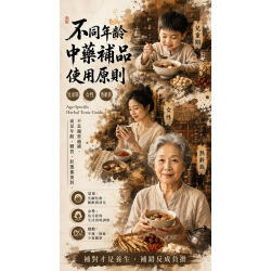 不同年齡中藥補品怎麼吃?不是越貴越補,而是年紀、體質、狀態都要對 不同年齡中藥補品怎麼吃?不是越貴越補,而是年紀、體質、狀態都要對